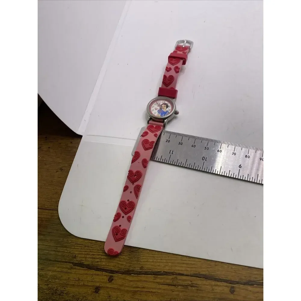 Seiko Womens Snow White Disney Watch Works New Batteey